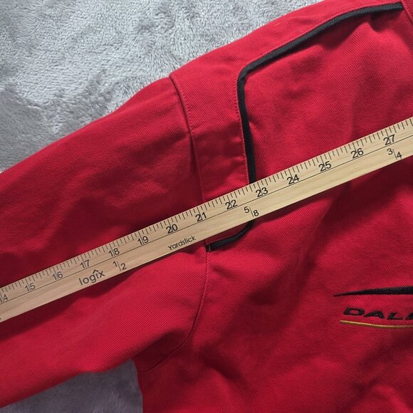 Vintage Dale Earnhardt Jr. Racing Jacket Youth Boys Size 18/20 XL Red Button Up - Picture 15 of 15